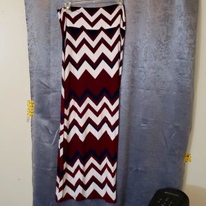 Tricolor Maxi skirt